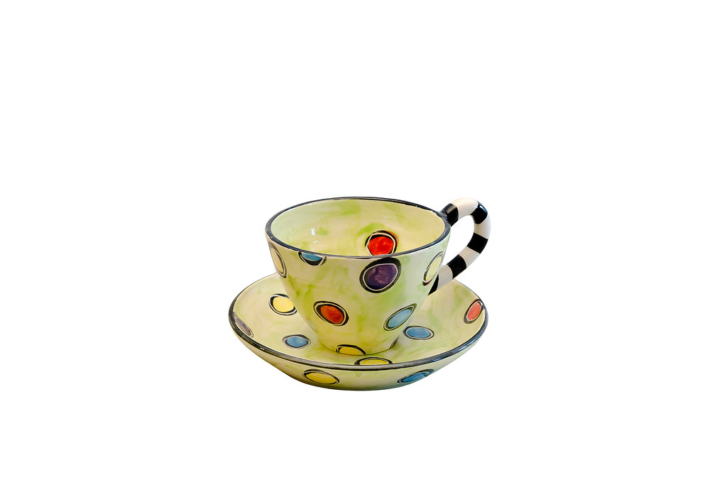 Big cup and saucer