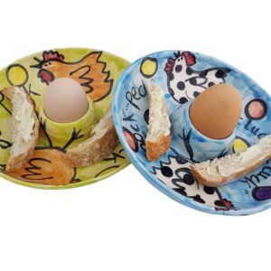 Egg Cup / All in one boiled egg and soldier plates