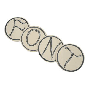 Fabulous Fonts Ceramic Coasters